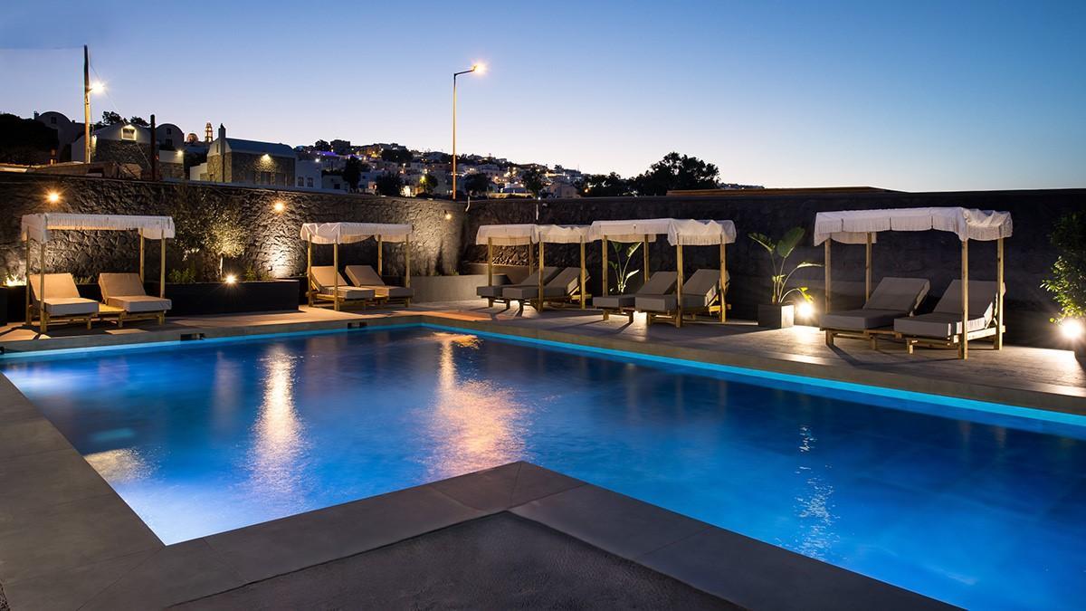 The Noverian Bios Santorini Boutique Hotel Fira  Extérieur photo